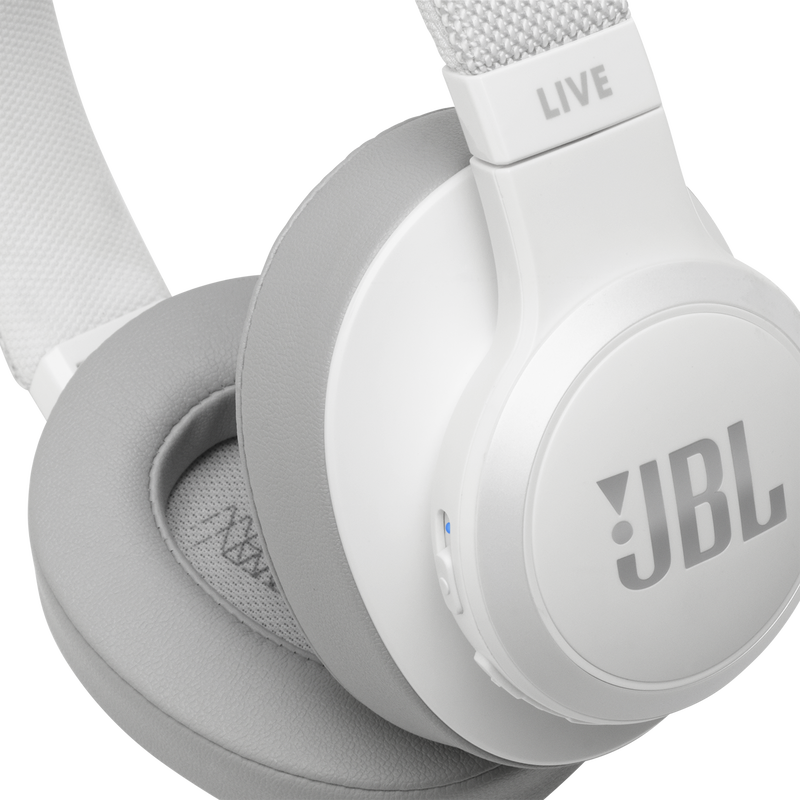 JBL LIVE 500BT - White - Your Sound, Unplugged - Detailshot 3 image number null